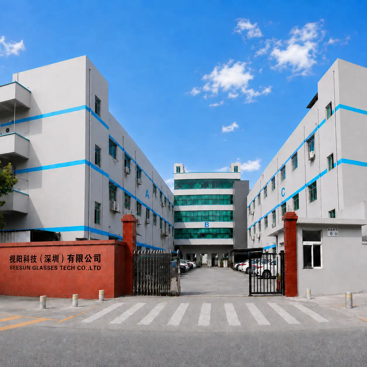 SEESUN sunglasses and eyeglasses manufacturing factory in Shenzhen, China